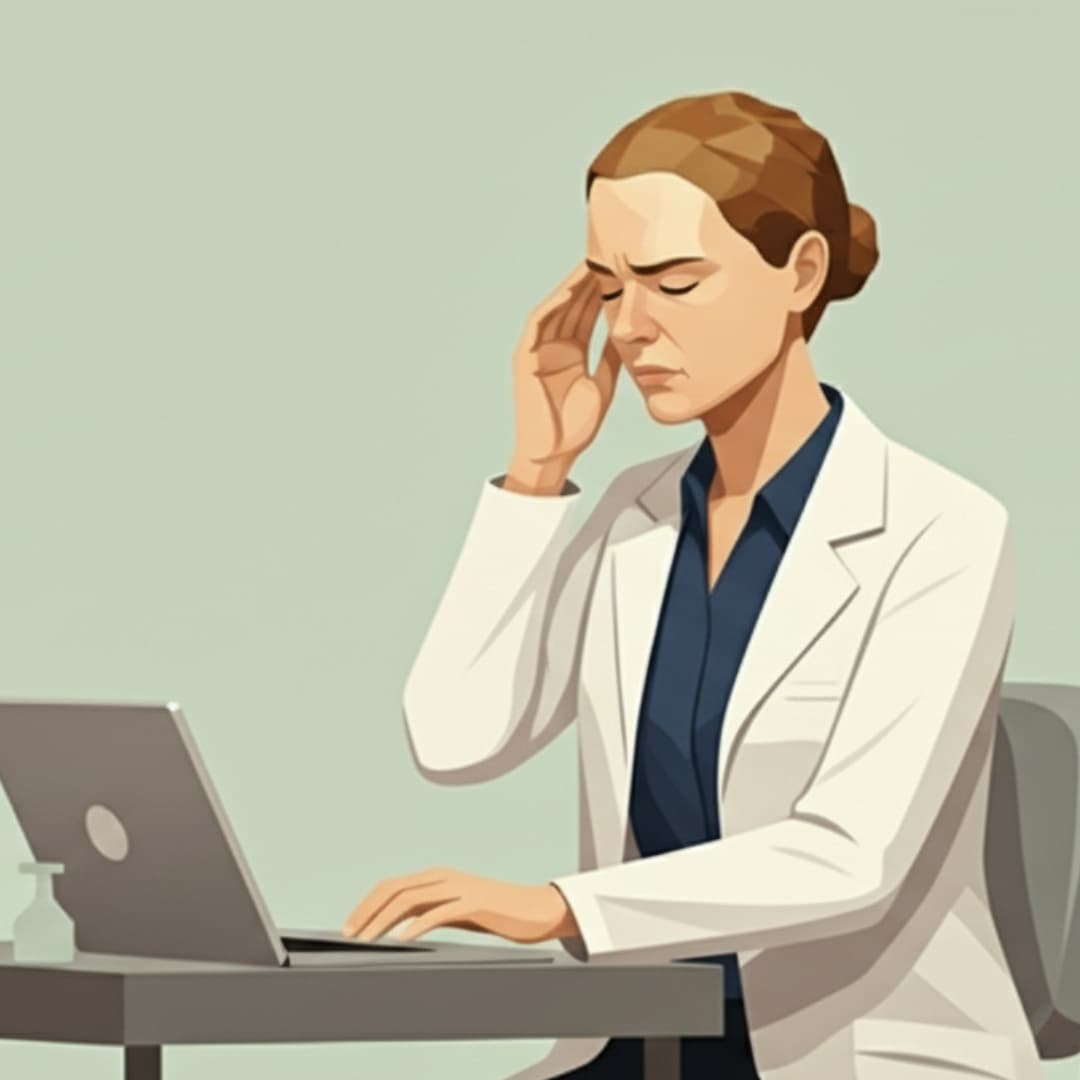 こめかみに、圧を感じる