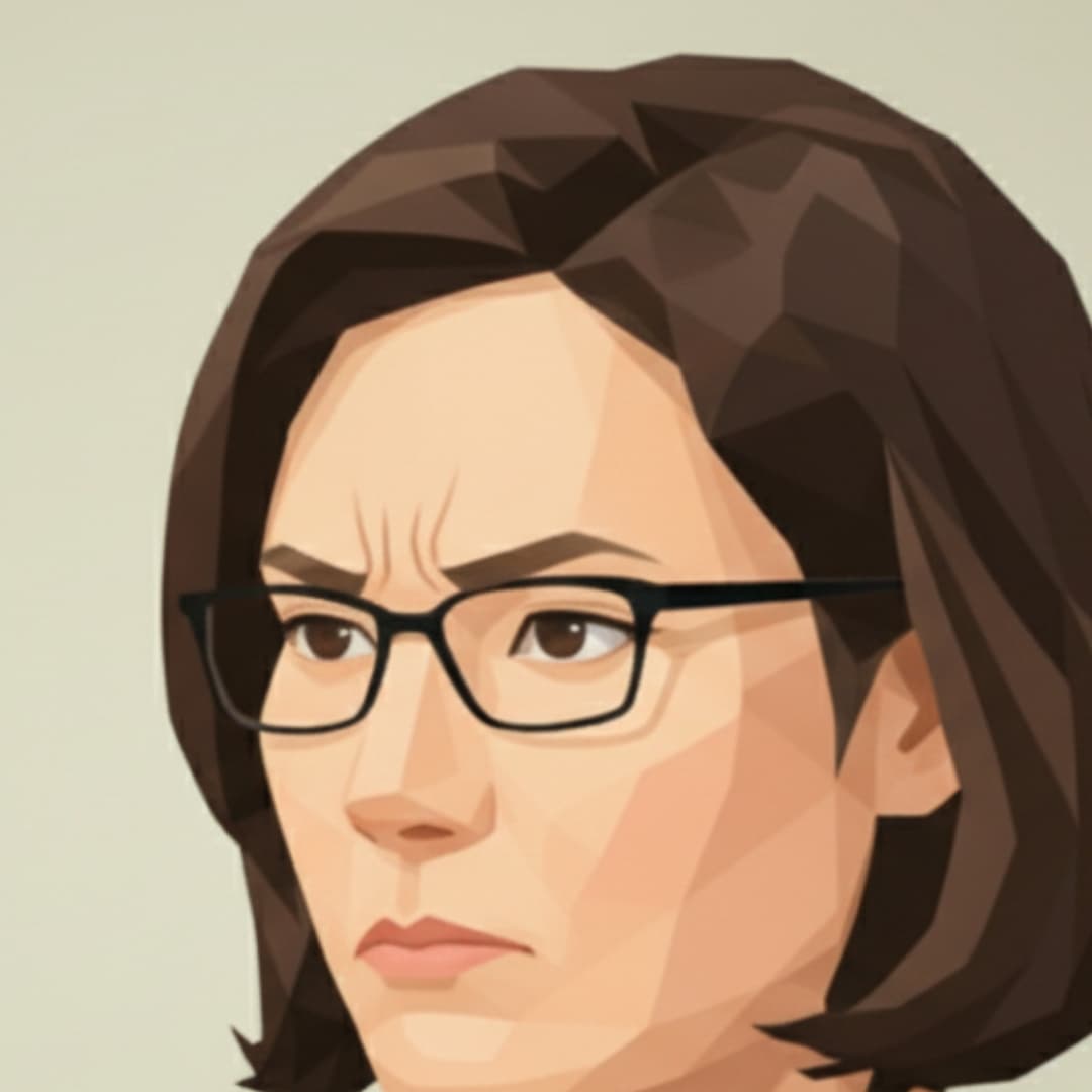 気を抜くのが苦手で表情が固い